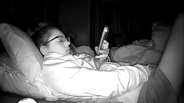 Peephole Camera Young High School Whore Masturbating Furiously to Porn