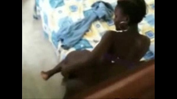Spying my cute african maid masturbating