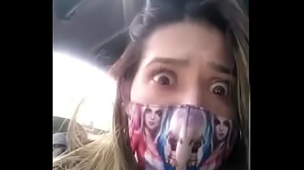 Sara fun squirts in a public bus