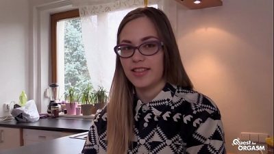 QUEST FOR ORGASM – Sensual masturbation for Russian teen with glasses Selvaggia