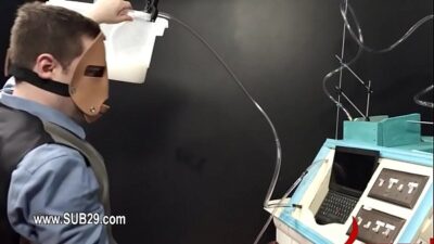 Extreme BDSM asshole action with rope and fucker