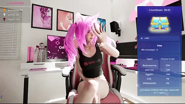 YunaGotchi naked strip webcam for live sex video chat