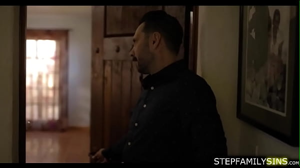 Stepdad caught stepdaughter masturbating