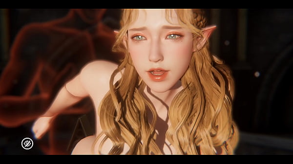 Uncensored hentai / 3D | Eileen pussy is fucked fast and hard in doggy | Elf | Rise of Eros