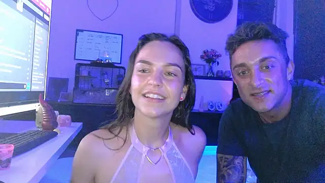 NaughtyCoupleNL naked strip webcam for live sex video chat