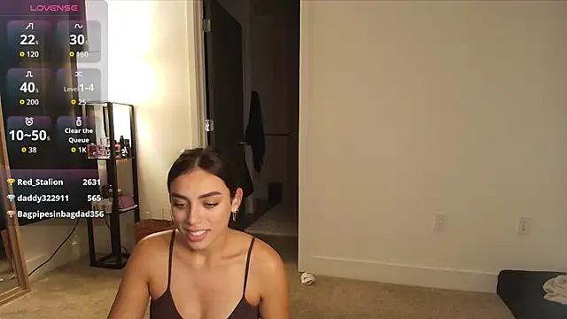 MilaSeren naked strip webcam for live sex video chat